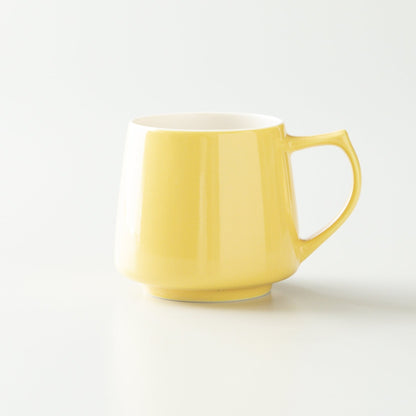 Yellow mug on a white background #yellow