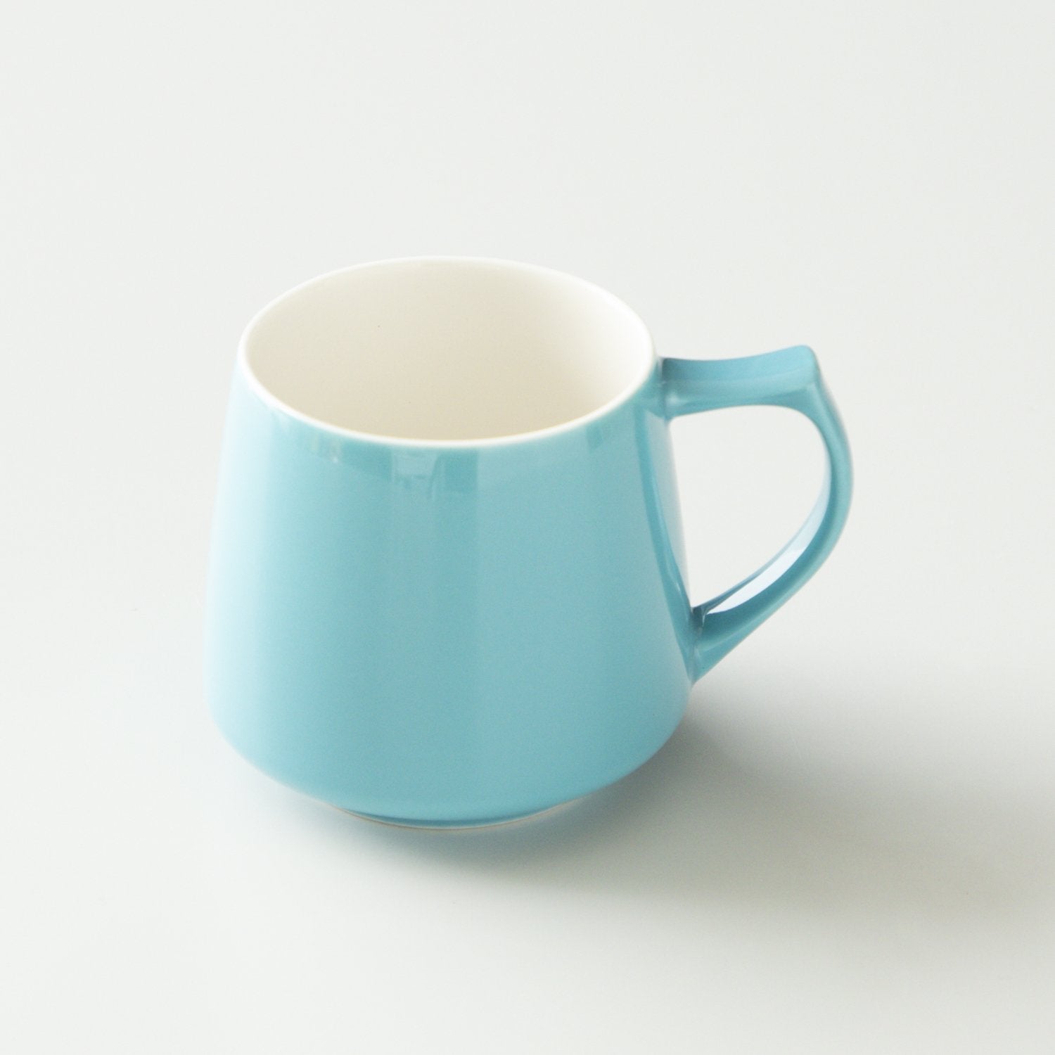 Light blue mug on a white background #turquoise
