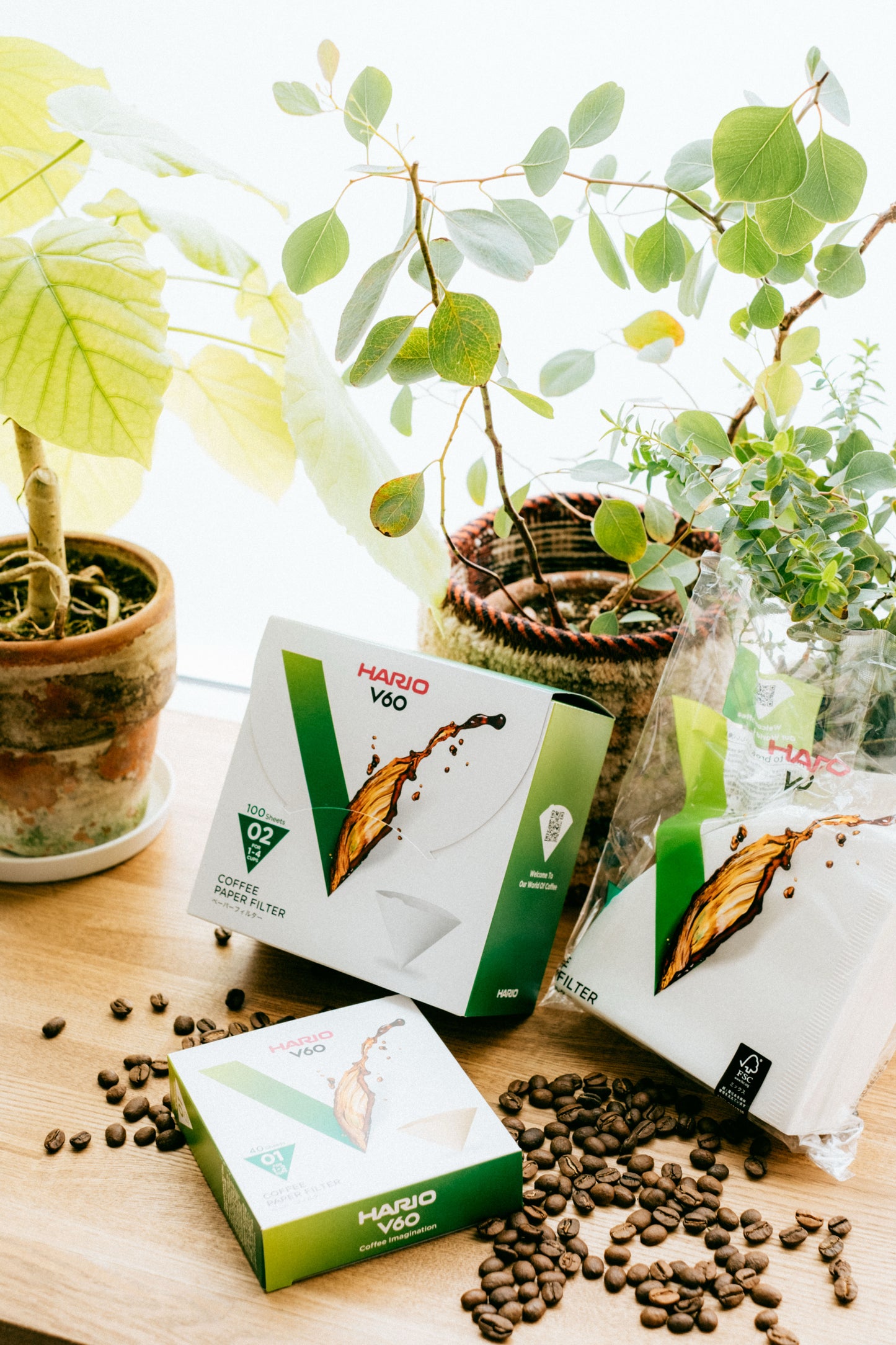 V60 Filters 100 pieces