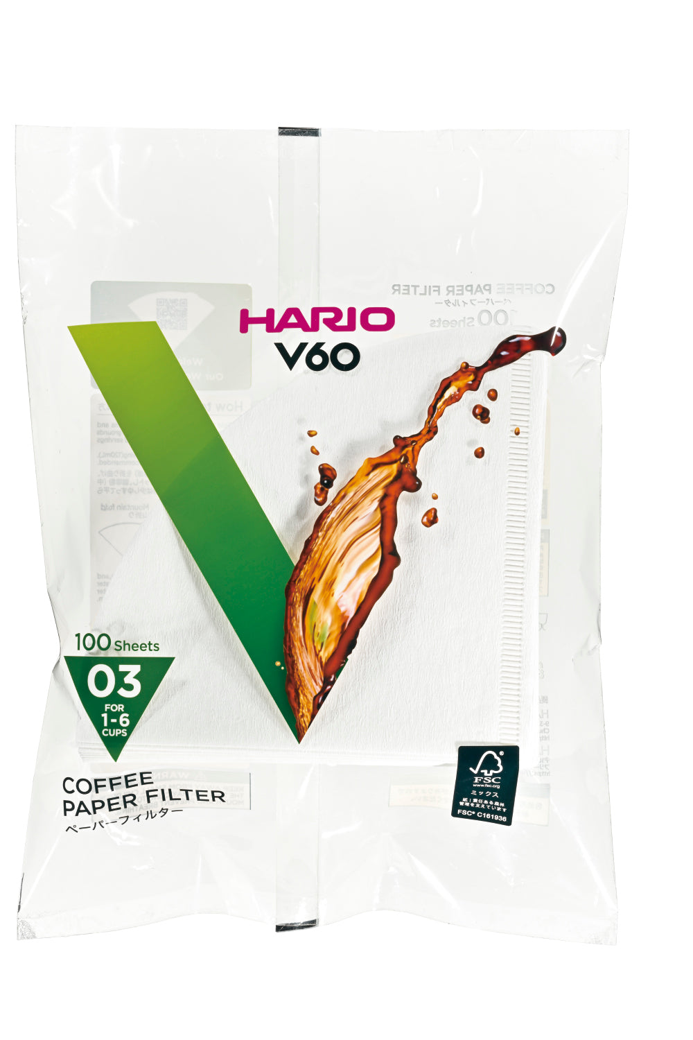 V60 Filters 100 pieces