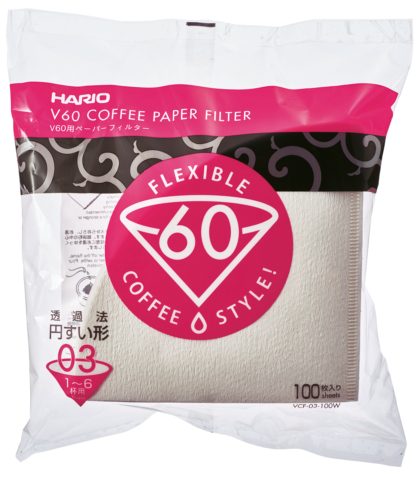 V60 Filters 100 stuks